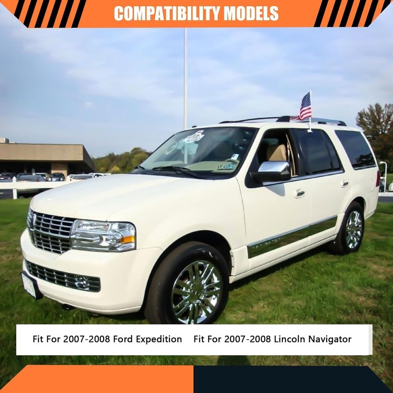 LOSTAR Engine Coolant Overflow Recovery Reservoir Tank with Cap Compatible with 2007-2008 Ford Expedition & Lincoln Navigator Replaces 603-339, 7L1Z8A080A - Image 2